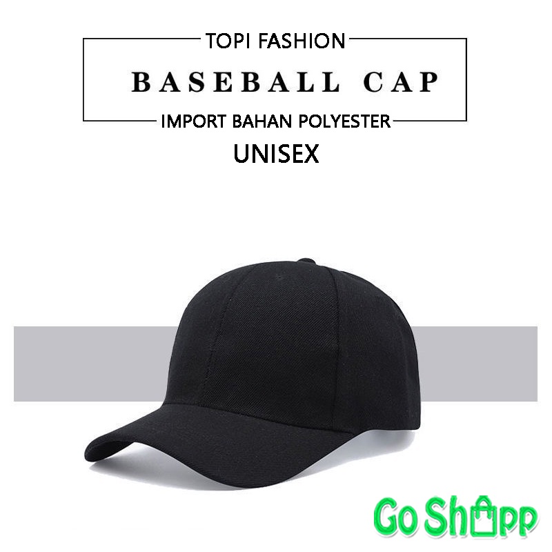 Topi Baseball Polos Import Pria Wanita Unisex - Topi Fashion Korea Import - Topi Couple Polos - Topi Pria Import - Topi Wanita Import Terbaru - Topi Korea Import [CP01]