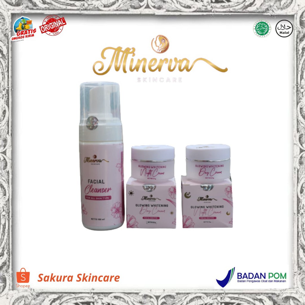 

Ready Minerva Skincare / Ampuh Mencerahkan dan Menghilangkan Bekas Jerawat / Bpom / Minerva Skincare