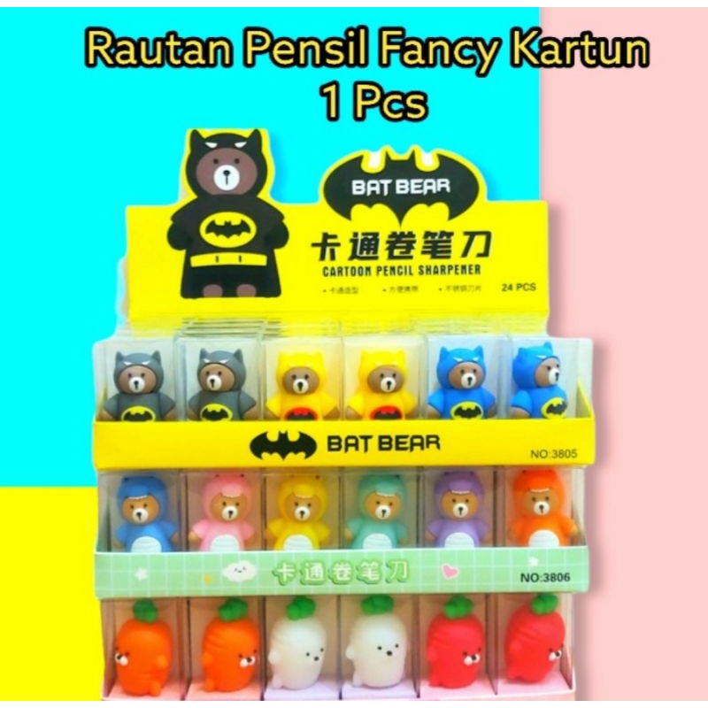 

Serutan Rautan Pensil Fancy Lucu Unik Import Quality