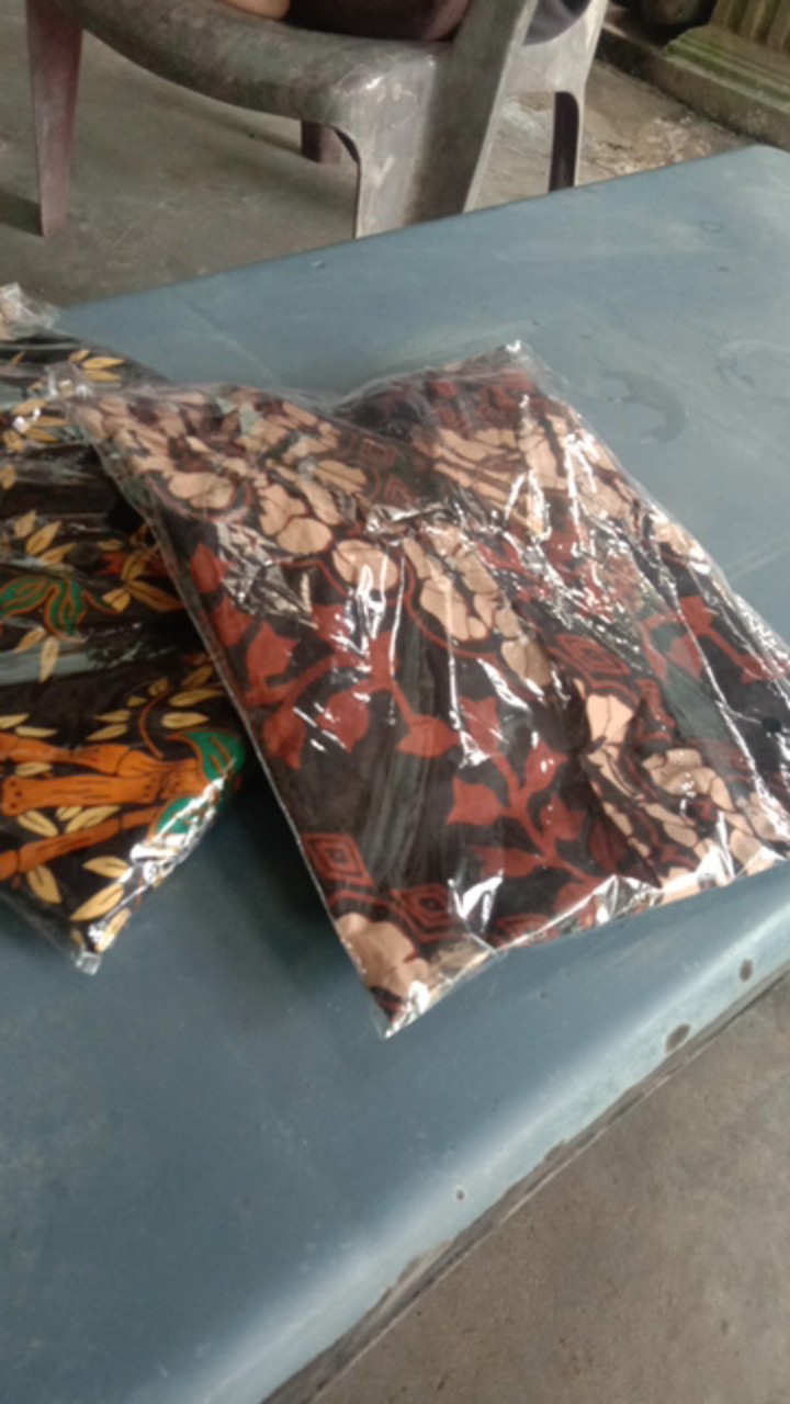 Couple Kemeja Batik Anak Bambu Tosca