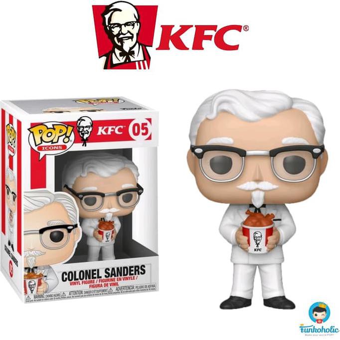 Funko POP Ad Icons KFC - Colonel Sanders with Chicken Bucket #5