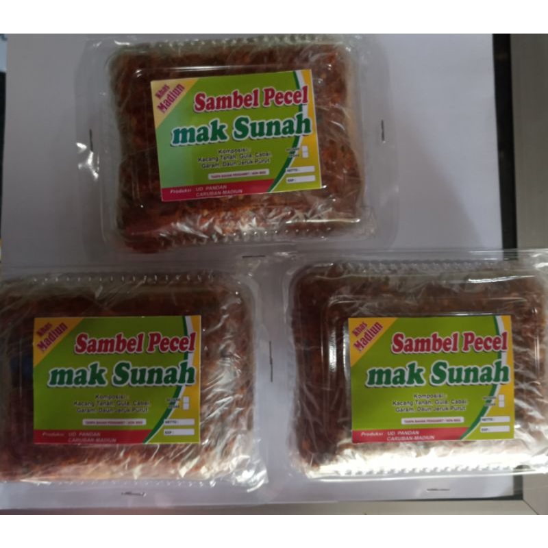 &quot;Sambel Pecel Mak Sunah&quot; khas Madiun berat 250gr