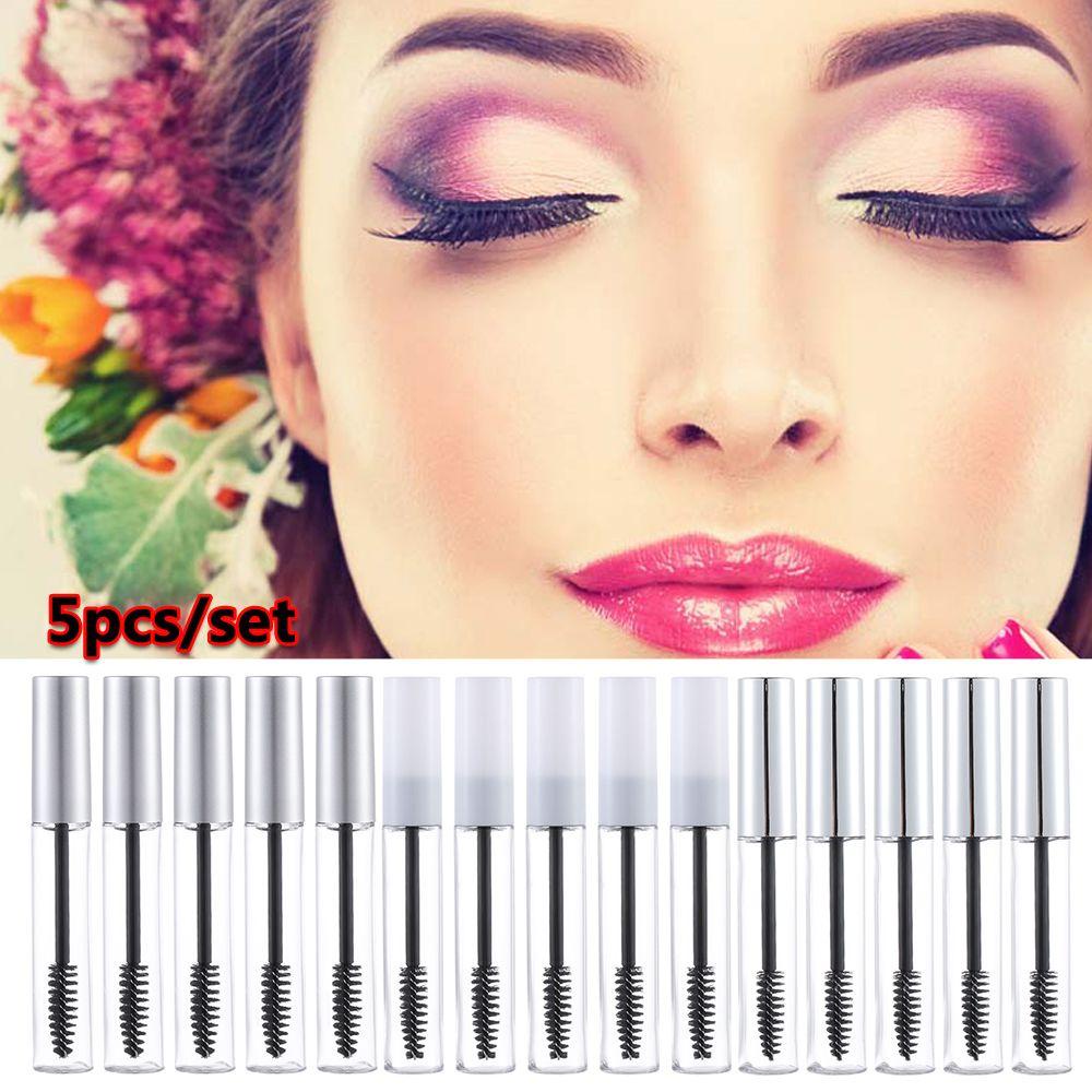 Preva 5pcs Tabung Maskara Kosong 10ml Dengan Brush Bulu Mata