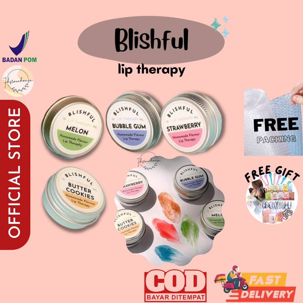 [BUY 1 GET 1 GIFT] READY Blishful.lipcare Lip Therapy Blishful