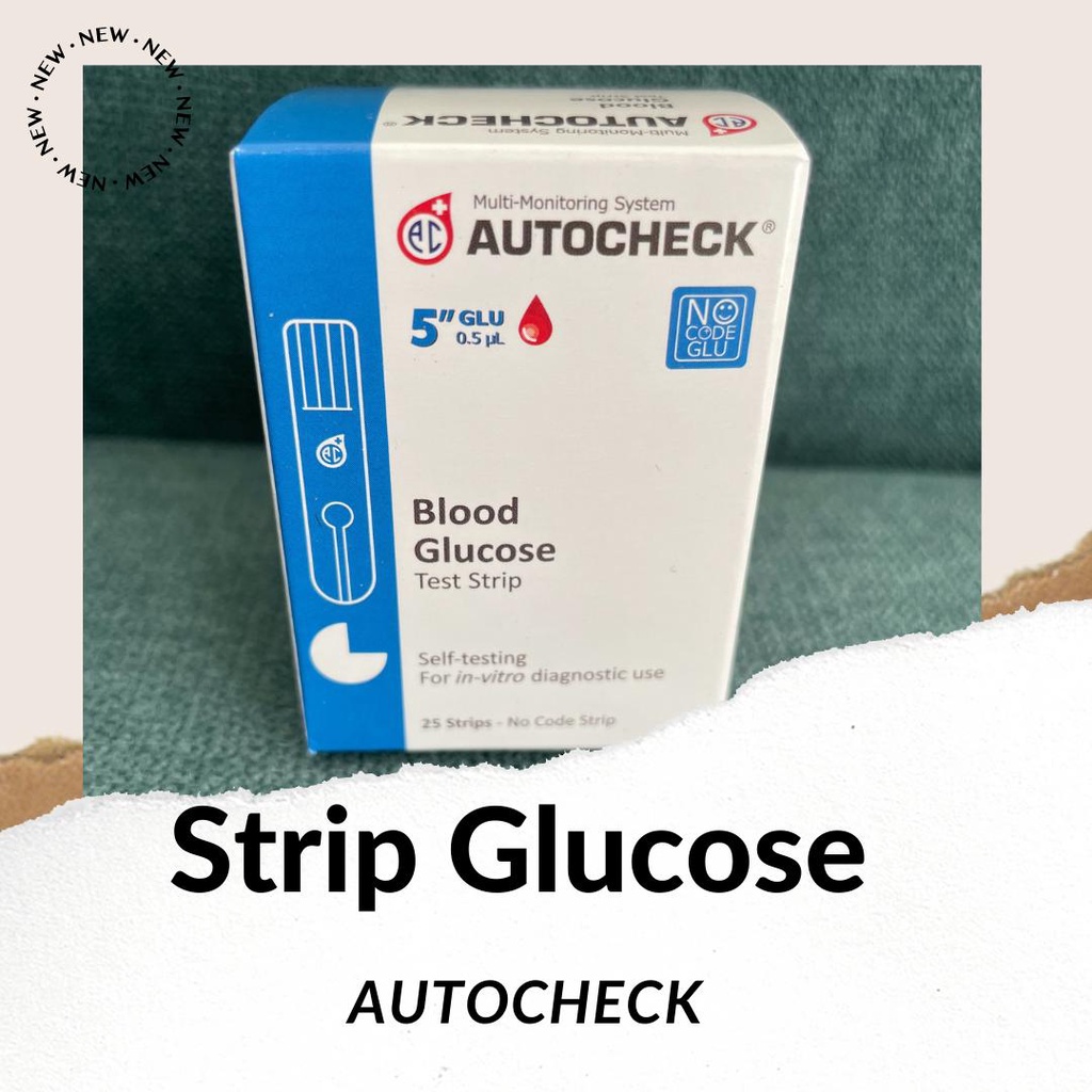 STRIP AUTOCHECK Glucose / GULA DARAH - ISI 25 STRIP