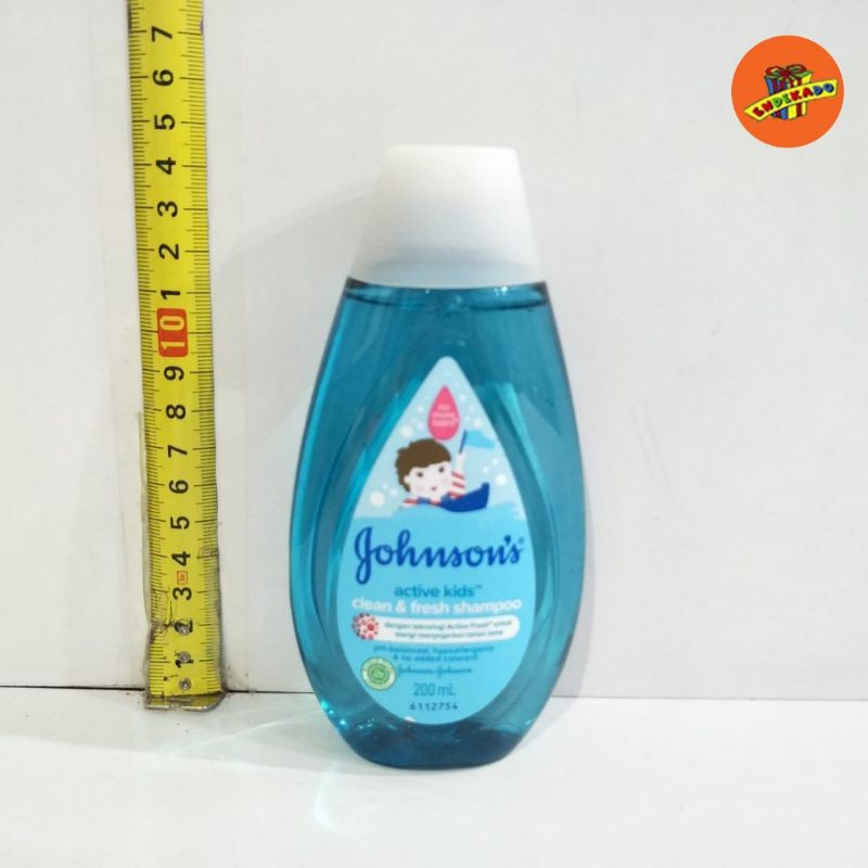 JOHNSON'S ACTIVE KIDS CLEAN &amp; FRESH SHAMPOO BOY 200ml - SAMPO BAYI 200ml