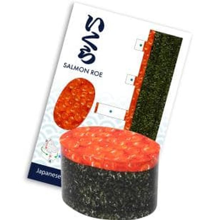 DIY Papercraft Replika Makanan Sushi Telur Salmon