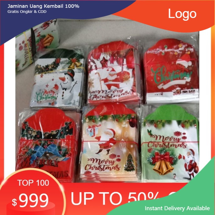 

(BISA COD)Amplop angpau natal isi 10
