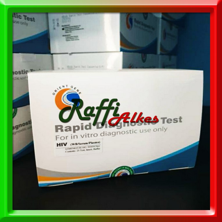 HIV 1/2 Cassette ORIENT GENE 25 TEST JAKARTA SURABAYA MAKASSSAR MEDAN KALIMANTAN PAPUA BALI NTB NTT 
