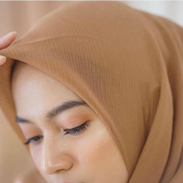Hijab segi empat cornskin lasercut / cornskin LASERCUT