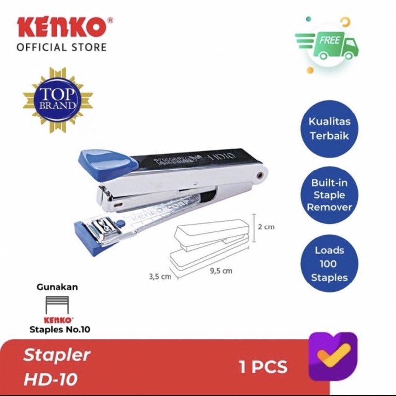

STAPLER KECIL KENKO HD-10 / STAPLES KENKO HD-10 / STAPLER KENKO