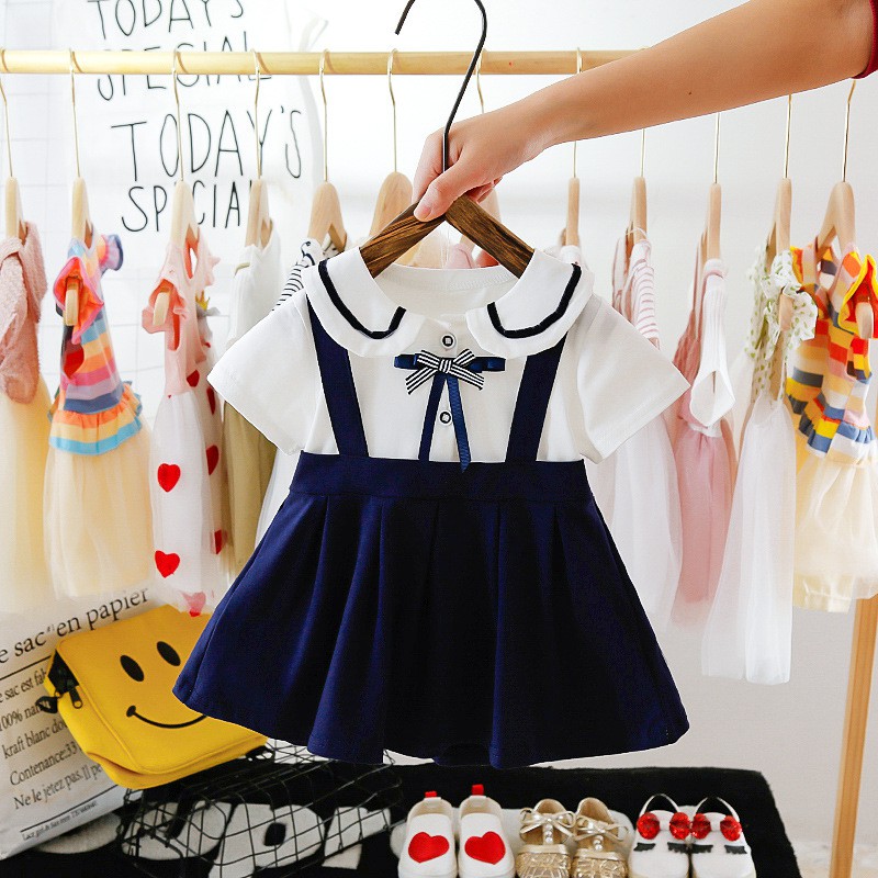 Dress bayi batita 659 baju anak bayi import Gaun Bayi Perempuan Korean Style-2