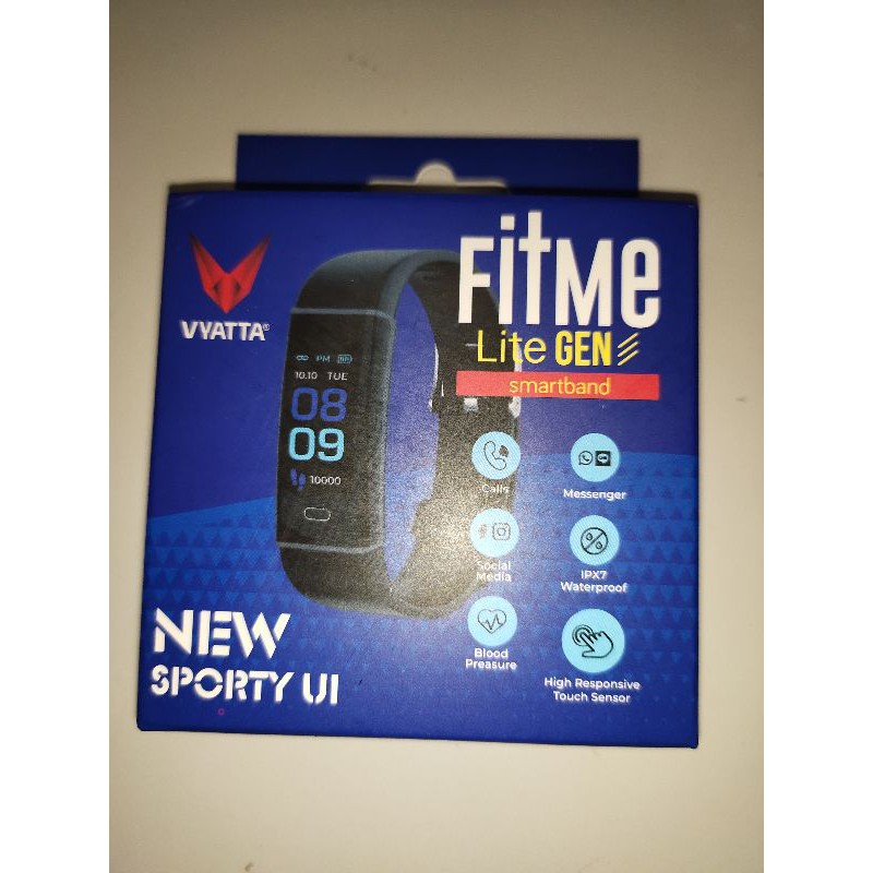 VYATTA FitMe Lite III Smartband - Colour Display, Sport Mode, IPX 7