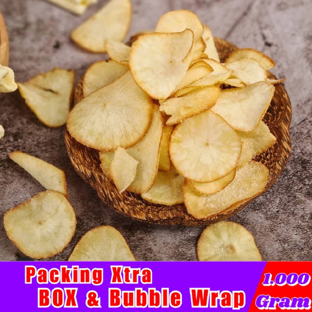 

[1Kg] Keripik Singkong Keju / Chuba Keripik Singkong Renyah Gurih - Hufaida Snack snack kiloan
