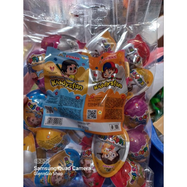 Permen Telur Kiddys Fun pak isi 20 pcs