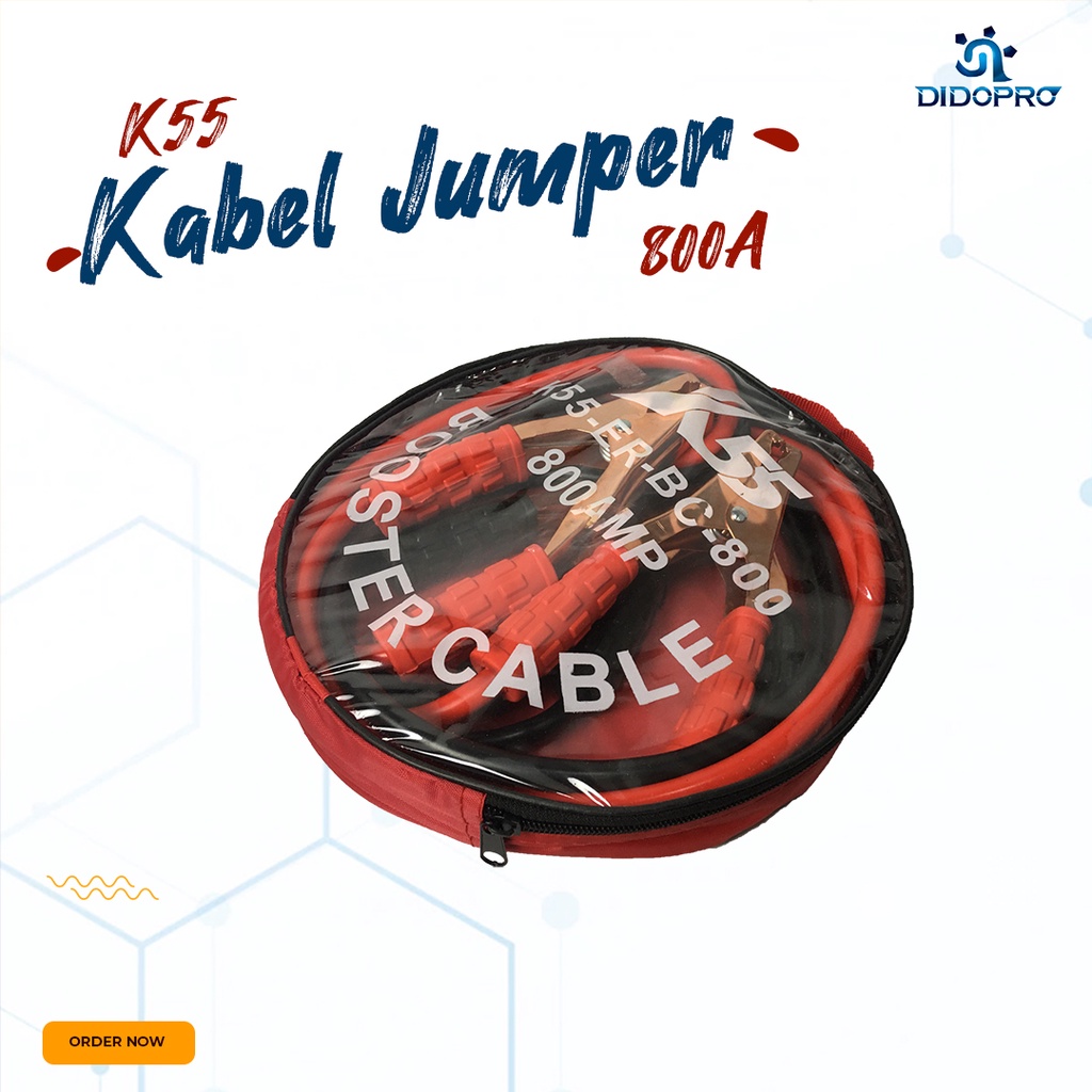 Kabel Jumper / Kabel Booster untuk Baterai Aki Mobil (3m / 800A)