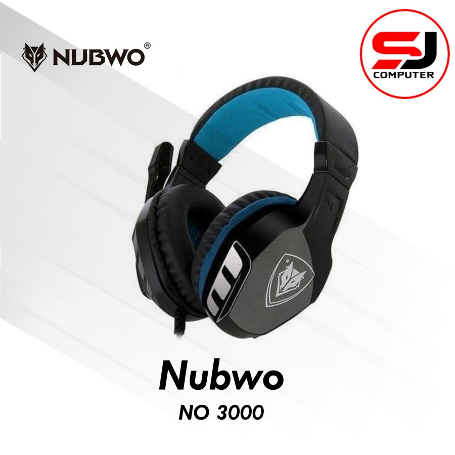 Headset Gaming Nubwo NO.3000 Gaming Wired Strong Bass and Treble