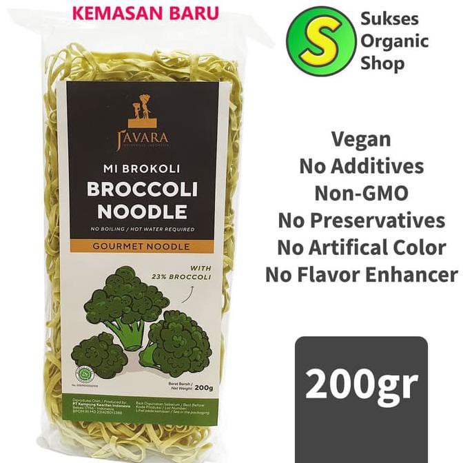 

GRATIS ONGKIR Mie Brokoli/Gourmet Noodle Broccoli | Javara | 200gr MN76