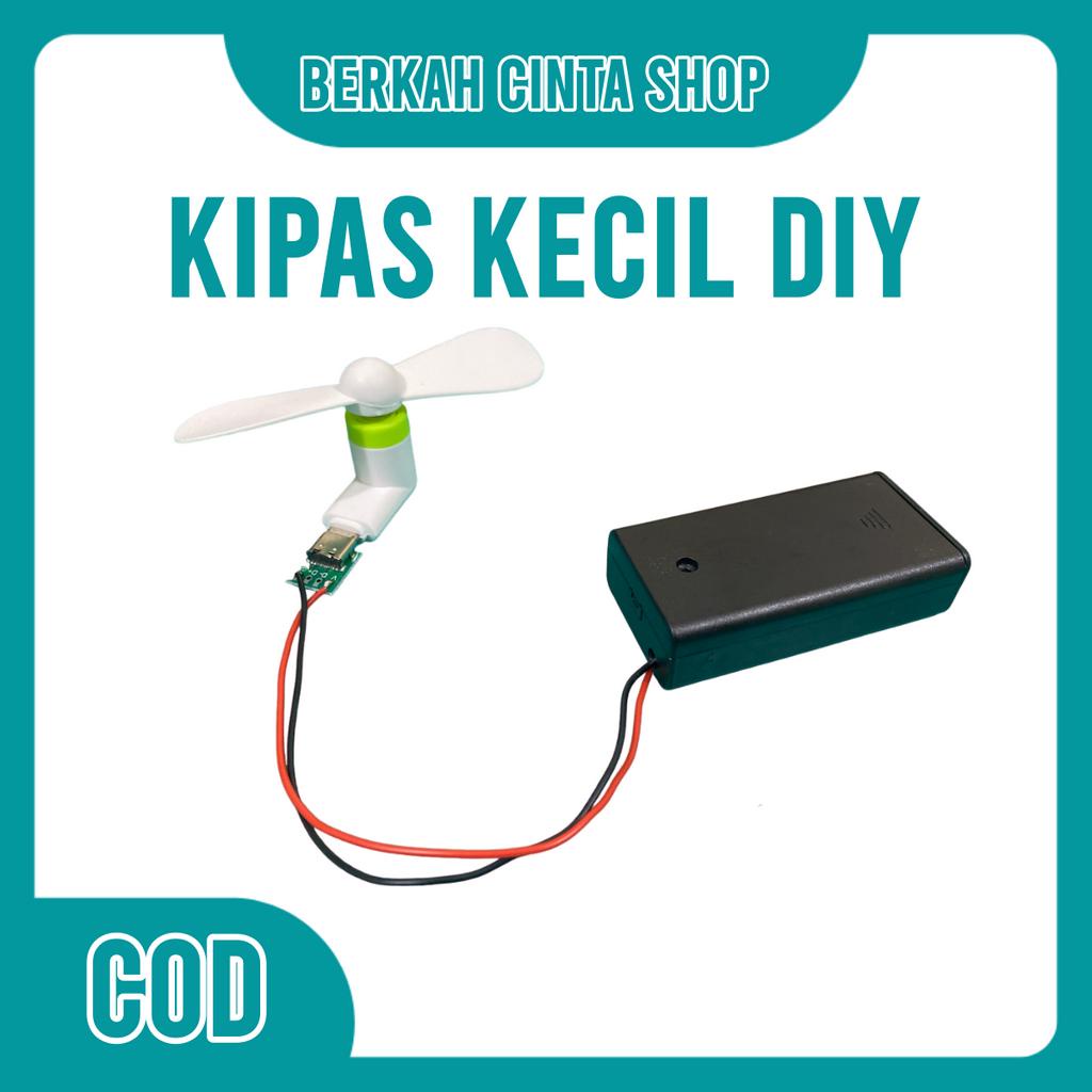 Paket Kipas Kecil DIY (port Type C/micro/Type A)