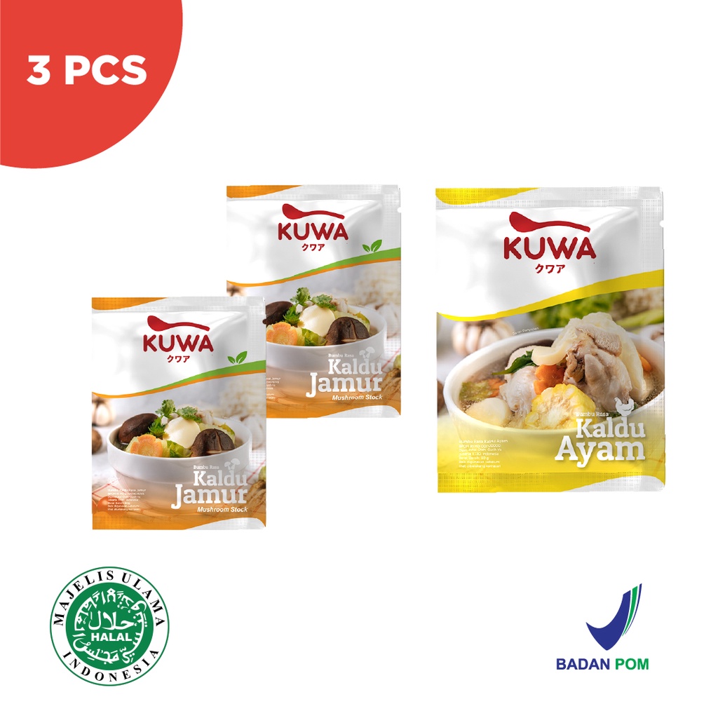 

KUWA Triple Combo - Bumbu Jamur 2 + Bumbu Ayam 1