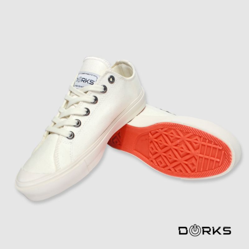 sepatu original Dorks - classic high off white - sepatu pria - sepatu sekolah - sepatu murah