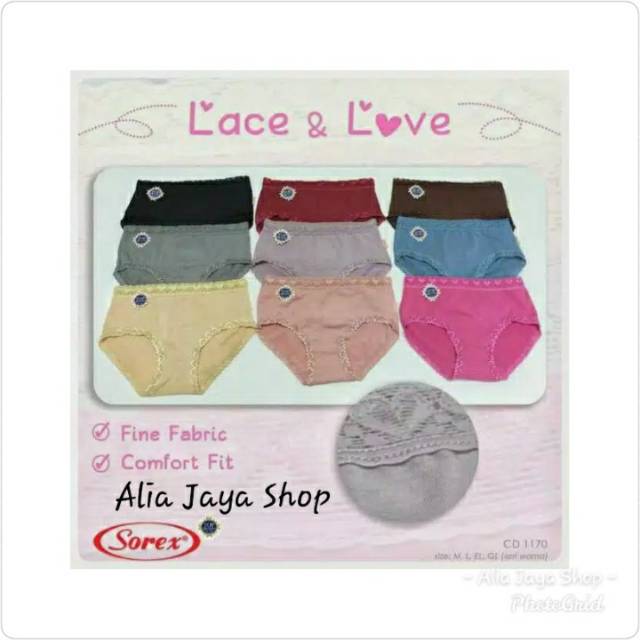 SOREX - CELANA DALAM WANITA - 1170 - RENDA