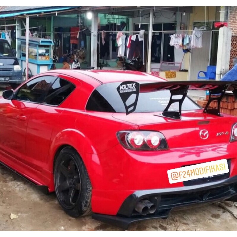 spoiler gt wing voltex mazda RX8 carbon kevlar