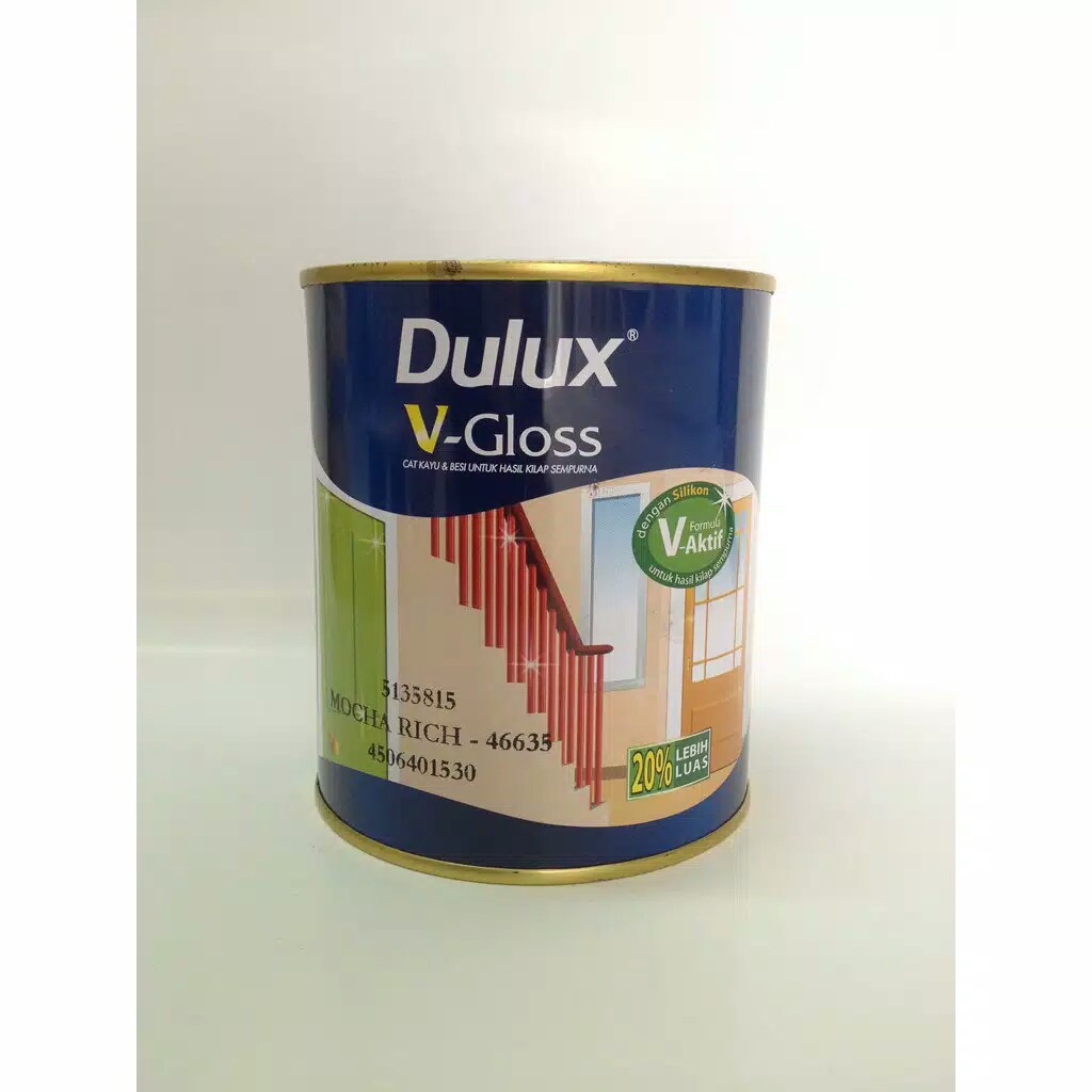  Dulux  V Gloss Cat  Kayu Besi  1 Liter II Shopee Indonesia