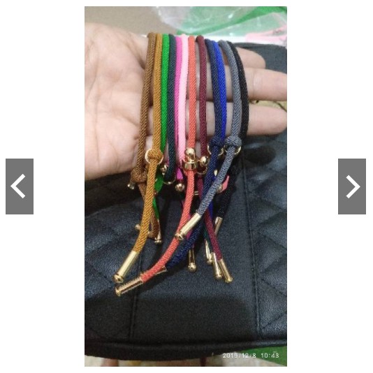 Fifi FAshion Gelang Fashion Wanita Model Tali serut Import