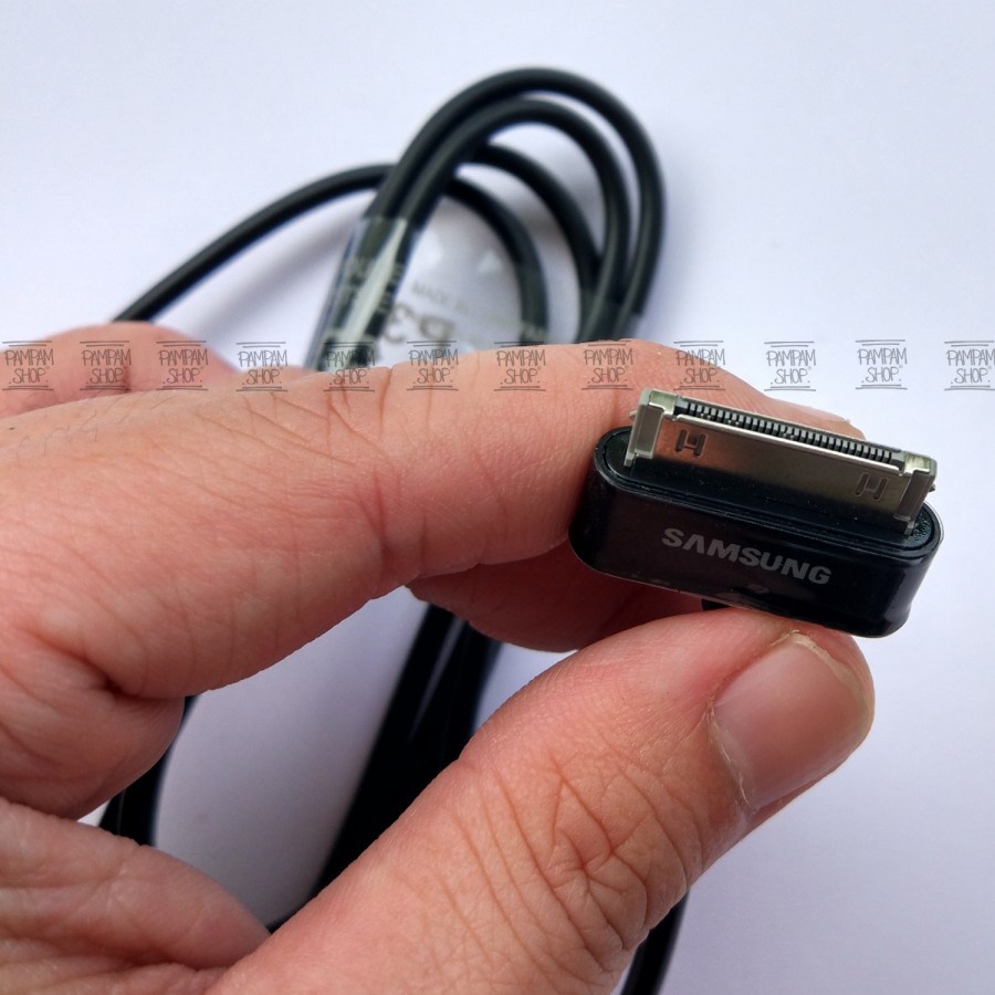 Kabel Data Charger Samsung Galaxy Tab Note 10,1&quot; inchi Tablet P7500 P7510 N8000 Original Cina Casan