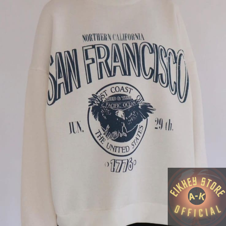 San Fransisco Sweater Crewneck Outerwear Korean Style