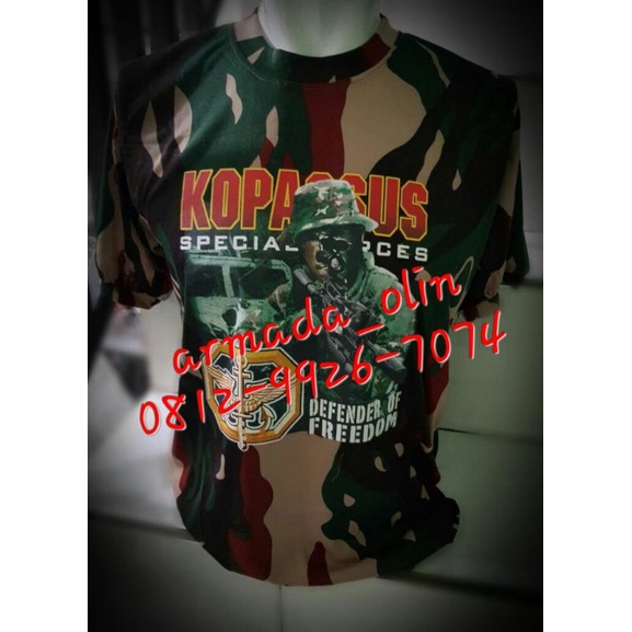kaos loreng KOPASSUS | kaos oblong loreng KOPASSUS | kaos dalam loreng KOPASSUS |kaos KOPASSUS