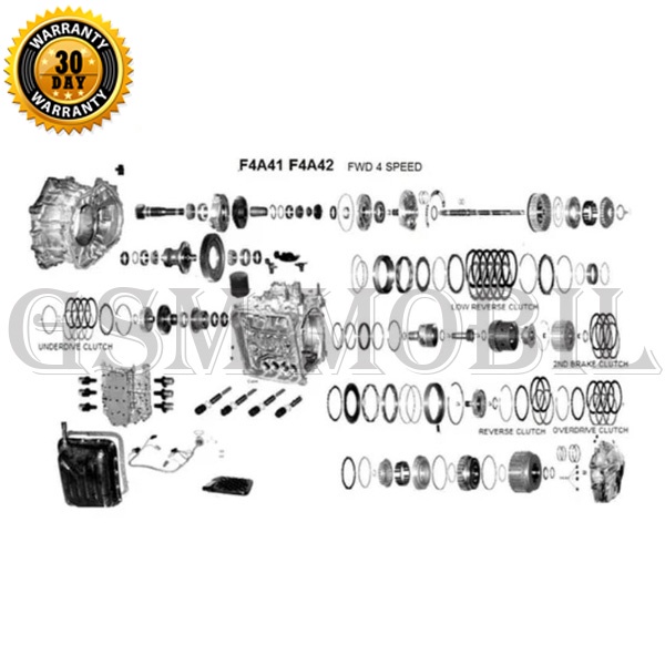 Kampas Kopling Matic Mitsubishi Lancer Evo Reverse MD762710 10006829