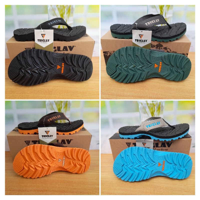 Sendal jepit pria triglav original sendal jepit Outdoor-Sandal Terbaru