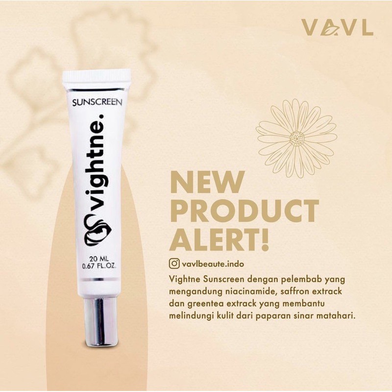 VAVL Vightne Sunscreen SPF30++/20ml