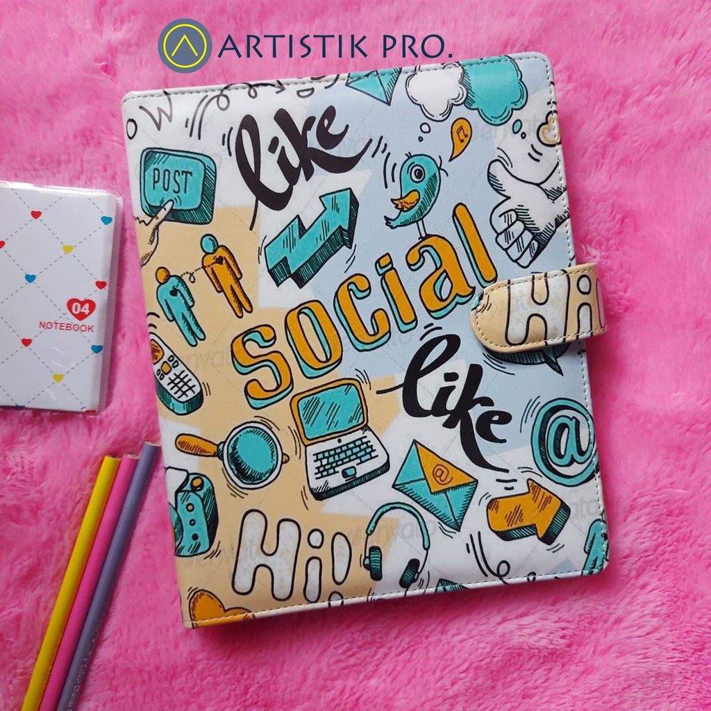 

BINDER PRINTING MOTIP LIKE SOCIAL A5 DAN B5