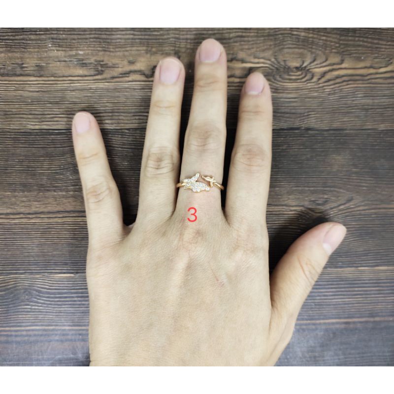 Fifi Fashion Cincin Fashion Model Perhiasan Lapis Emas C26