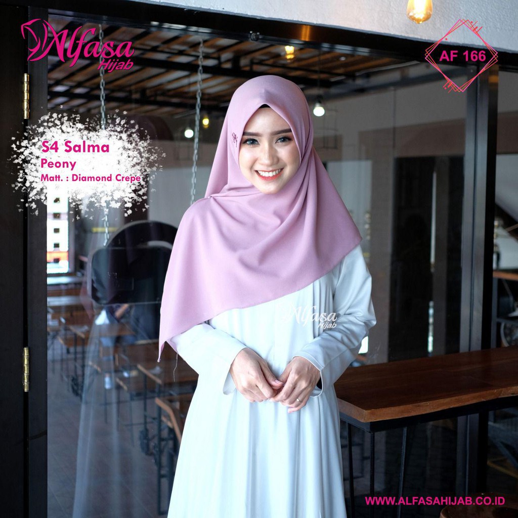 S4 SALMA ALFASA HIJABS / SEGIEMPAT INSTAN POLOS