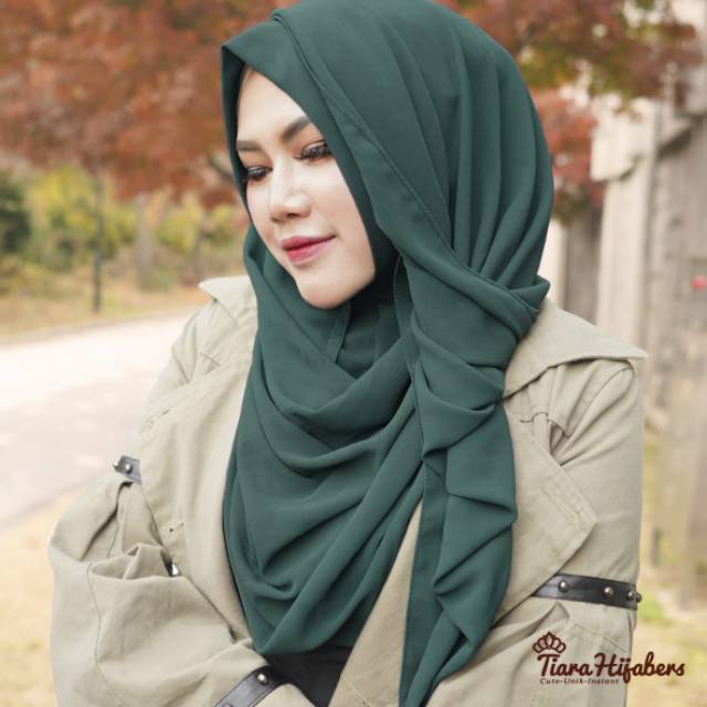 Tiara Hijabers Phasmina Instant Hijab Ratu Plain ( PHRP )