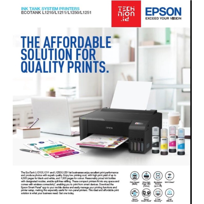 Printer Epson L1210 pengganti L1110