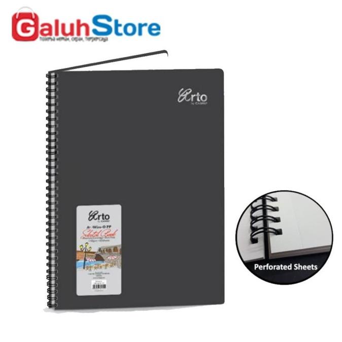 

Arto Sketch Book / Sketchbook / Sketsa Spiral A4 - 110Gsm - 60 Sheets