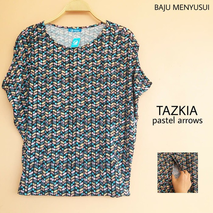 Blouse Wanita - Atasan Wanita - Blus Sifon Mamigaya Nursing Wear - Tazkia | Baju Menyusui | Atasan