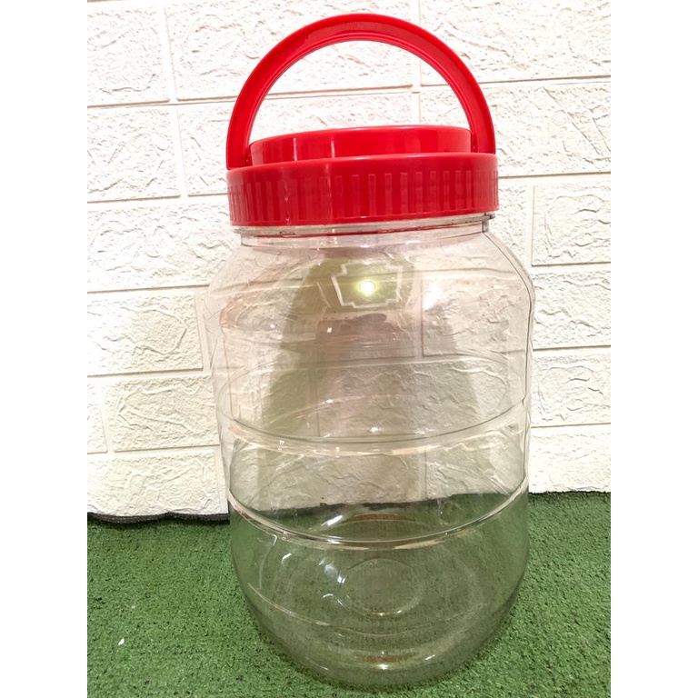 Toples Plastik Jumbo 10 liter  /toples bening / toples snack / toples kerupuk