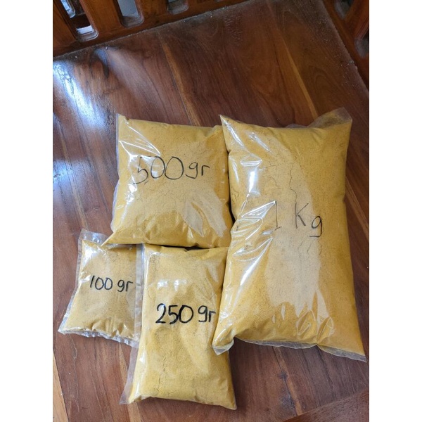 

Bubuk/tepung Temulawak/curcuma Murni 100% (Tanpa Campuran)