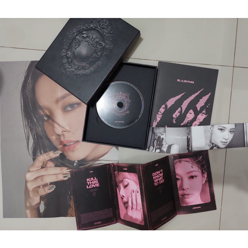 blackpink kill this love official album only BLACK VER