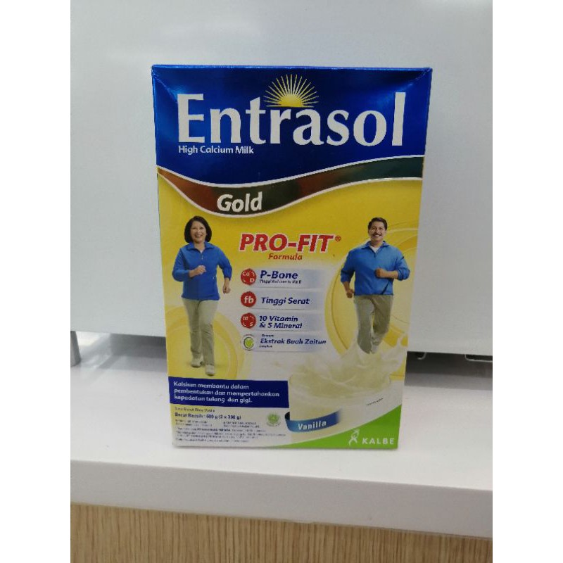

Entrasol High Calcium Milk rasa Vanila 600 g(2x300 g)