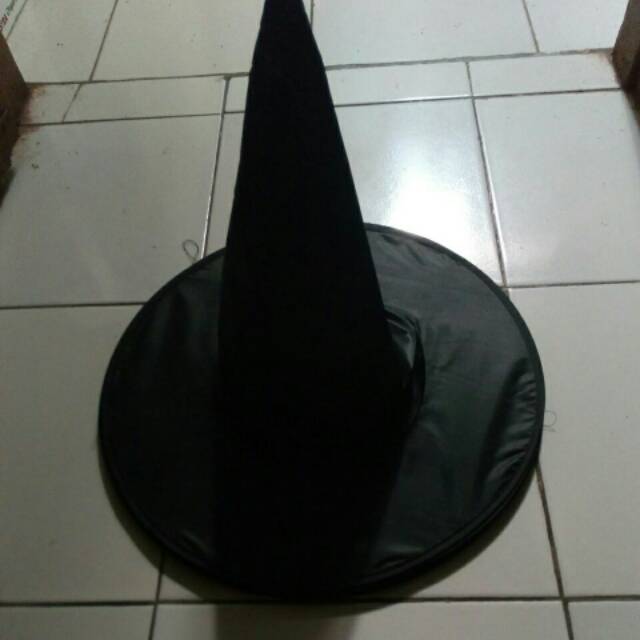 Topi penyihir hitam halloween party