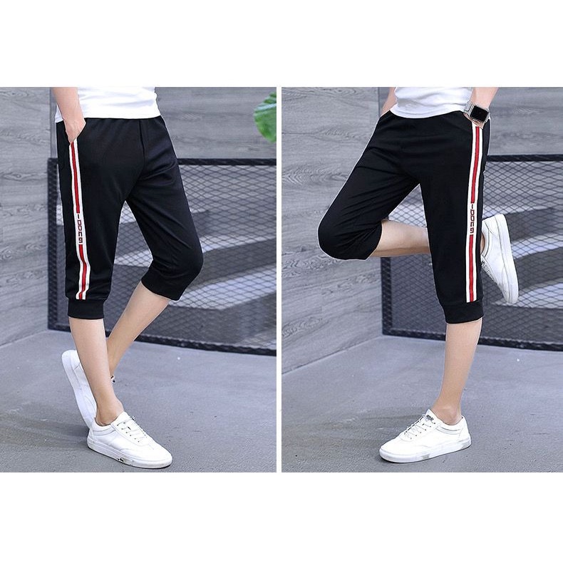 BISA COD /alipio fashion -JOGGER 3/4 VANTAGE/celana 3/4/jogger terbaru