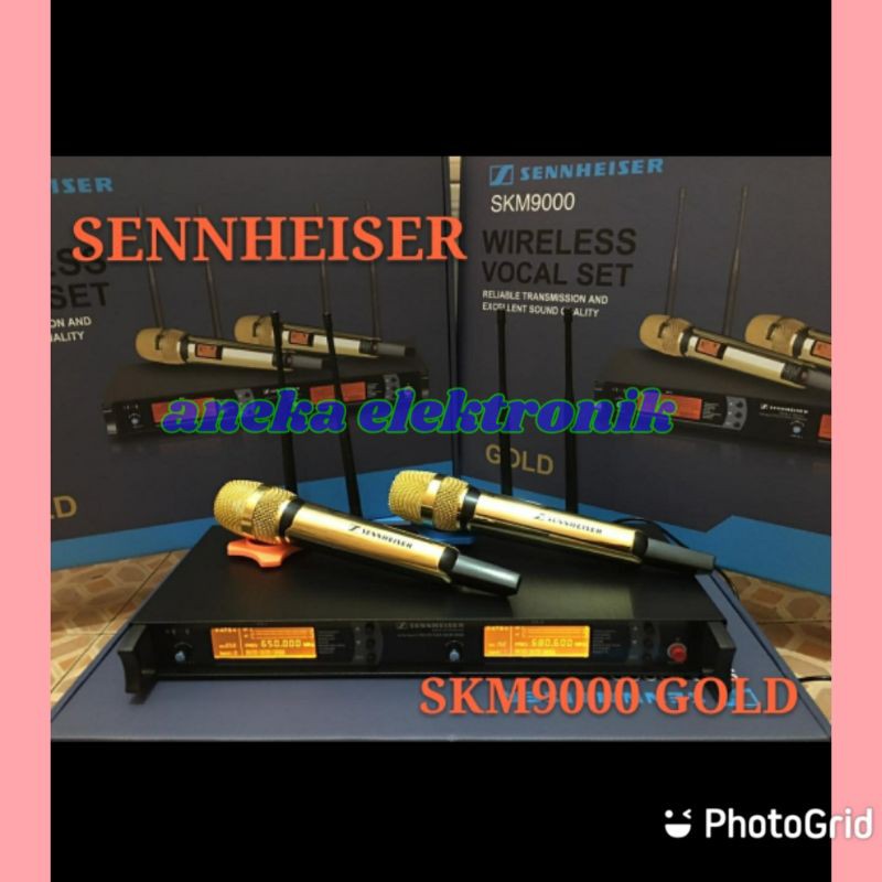 MIC WIRELESS SENNHEISER SKM 9000 NEW GOLD (2 mic handle )