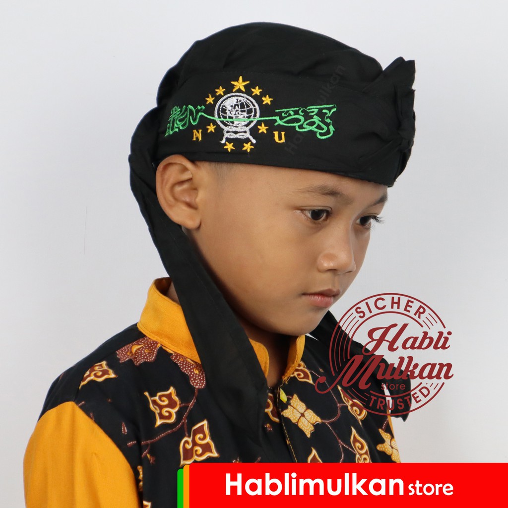 Anak - Iket Blangkon Sunda Jawa Nahdlatul Ulama NU - Banser - Macan Ali - Kujang - Bendo-Udeng